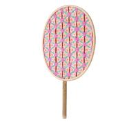 Alipis Vintage Bamboo Woven Hand Fan for Summer Cooling and Weddings