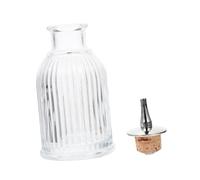 Alipis Vintage Carved Glass Bitters Bottle with Stopper Creative Bar Accessory for Absinthe Water Viscous Cocktails Compact Lightweight Design for Cocktail Mixology and Alcohol Decanters