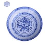 Alipis Vintage Chinese Style Ceramic Fruit Plate with Classic Dragon Pattern, Elegant Porcelain Serving Dish Made of Ceramics, Safe for Food Storage, for Banquets and Birthdays