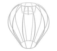 Alipis Vintage Metal Cage Lampshade with Lamp Bracket for Shade Small Lamp Base Holder Rustic Wire Frame Pendant Light Cover Compatible with Ceiling and Wall Fixtures
