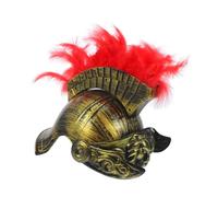 Alipis Vintage Roman Warrior Helmet with Realistic Soldier Costume Accessory for Adults Easy to Wear Samurai Hat for Cosplay Party and Performance