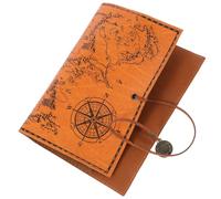 Alipis Vintage Style Pu Leather Roll up Pencil Case with Anti-wear Protection, Large Capacity Decorative Pen Bag for Paintbrush and Color Pens, for Art Students