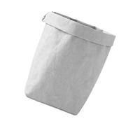 Alipis Washable Leather Bag Household Storage Pouch Bread Storage Bag Large Bag of Popcorn Sandwich Reusable Grocery Bags Bins Paper Grocery Bags Refrigerator Storage Bag Kraft Paper Grey
