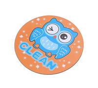 Alipis Washing Machine Indicator Dishwasher Clean Dirty Sign Magnetic Kitchen Tile Reversible Home Decor Owl Pattern