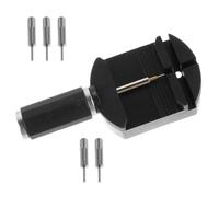 Alipis Watch Pin Remover Tool for Wrist Watch Strap Adjustment Black Plastic and Metal Link Removal Kit with Extra Pins and Removal