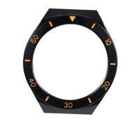 Alipis Watch Protective Case Compatible with Huawei Ultra-light PC Shell with Dual-color Scale Design Shock-resistant Cover Easy Installation and Removal Stylish Black and Orange