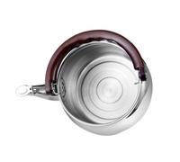 Alipis Water Kettle Silver Large Capacity Stainless Steel Whistling