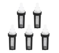 Alipis Water Pump Inlet Filters Easy to Install 5pcs with Stainless Steel and Plastic Construction and Prevent Trash Blocking for Aquarium Pumps Suitable for Silicone Tubes with 7mm