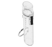 Alipis Waterproof Lighter Keychain with Stainless Steel and Plastic Construction Portable Lighter Organizer Case Designed for Travel and Outdoor Use Flint Match Storage Solution