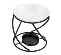 Alipis Wax Melt Burner Tealight Holder for Essential Oils Aromatherapy Diffuser Bathroom Wax Warmer Elegant Home Decor Christmas Housewarming Gift