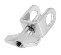 Alipis Wear Resistant Not Easy to Break or Damage Cowbell Holder Clamp for Drum Metal Cowbell Extension Mounting Clip Silver Finish for Performance Use