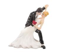 Alipis Wedding Cake Topper Decorative Cake Insert Bride and Groom Figurine Tango Dance Theme Party Supply for Wedding Celebration