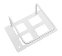Alipis Weight Scale Holder for Wall Mounted Electronic and Weight Scales, Iron Material Easy No Drill Installation, White Finish, for Multiroom Organization and Cabinet Storage