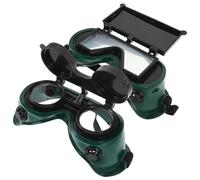 Alipis Welding Goggles Flip-Up, 2Pcs Plastic Safety Protective Glasses Adjustable Round Holes for Soldering Brazing and Metal Cutting