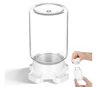 Alipis White 3d Fourport Feeder for Reptiles and Ants with 100ml Capacity, Pp Material, Easy Maintenance Water Dish for Small Animal Enclosure and Pet Stores