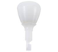 Alipis White Hook Style Cane Tip Replacement for Walking Sticks, Plastic Material Wear-Resistant Surface and Easy Installation, Suitable for Visually Impaired Individuals Using Guide