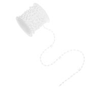Alipis White Vertical Shade Blind Chain Cord Roller and Roman Blind Bottom Beaded Replacement for Window Treatments Easy Install Fit