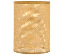 Alipis Wicker Lamp Shade Made of Rattan and Metal with A Woven Design, Suitable for E27 Table and Floor Lamps, for Living Room Or Hallway, Providing Warm Light and A Unique Rustic
