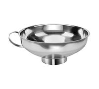 Alipis Wide Mouth Funnel Stainless Steel Canning Funnel for Kitchen Liquid Transfer Large Diameter Jam Handle Multi-functional Oil and Sauce Pouring Tool