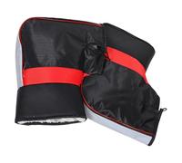 Alipis Winter Bike Handlebar Muffs for Electric Bikes and Scooters, Waterproof and Windproof Oxford Cloth Gloves with Thickened Warm Lining and Reflective Strips for Cold Weather Riding