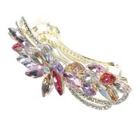 Alipis Women Hair Clip Spring Hairpin Rhinestone Zinc Alloy Elegant Versatile Practical Accessory for Women for New Year's Eve and Birthdays