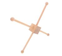 Alipis Wooden Baby Mobile Frame Sturdy Base Versatile Design Natural Beige Hanging Mobile Arm for Crib for Nursery and Infant Rooms for Ornaments