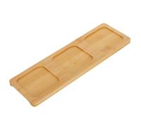Alipis Wooden Beer Flight Board with 3 Holes Glasses Holder Non-Slip Bar Tray for Craft Beer Wine Cocktails Tasting at Home Party Restaurant