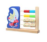 Alipis Wooden Calculation Rack Educational Boys and Girls Cognitive Toy Clock for Counting Teaching Aid and Learning Playthings
