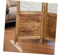 Alipis Wooden Divider Base Stand for Home and Office Wear-resistant Divider Bracket Feet Easy to Fix Screen Support for Partition and Privacy Separation