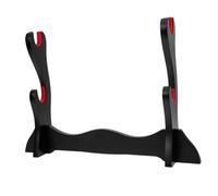 Alipis Wooden Flute and Sword Display Stand Household Storage Rack for Xiao and Katana Flutes Organizer Suitable for Home Retail Craft Shows Easy Installation