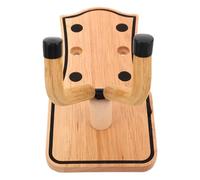 Alipis Wooden Guitar Wall Hanger Mount Hook with Natural Wood Grain for Acoustic Electric Bass Ukulele Multi-Instrument Display Stand for Studio Home Event Spaces Easy Installation with