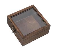 Alipis Wooden Insect Specimen Box with Eternal Flower Display Small Dried Flower Keepsake Storage Case for Jewelry and Collectibles Multifunctional Rustic Home Decor Organizer