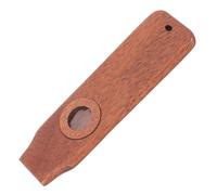 Alipis Wooden Kazoo Instrument for Beginners Play Kazoo Flute with Guitar and Ukulele Accompaniment Simple Structure Musical for Adults and Outdoor Fun