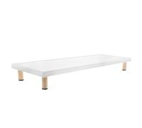 Alipis Wooden Monitor Shelf Computer Monitor Riser with Additional Storage Space for Home and Office, Simple Elegant Household Computer Holder to Promote Neat and Orderly Work Environment