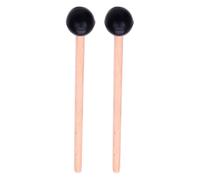 Alipis Wooden Percussion Mallets and Good Texture 2pcs with Rubber Heads for Precise Striking Wide Range of Use Musical Instrument Accessory for Marimba and Tongue Drum
