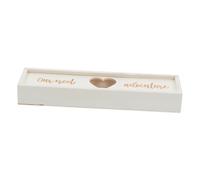 Alipis Wooden Pregnancy Test Kit Box Keepsake Announcement Storage Case for Newborn Shower Decorative Lidded Box for Women