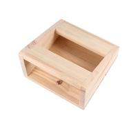 Alipis Wooden Rabbit Feeder Grass Rack with Grass Bowl for Guinea Pigs and Small Animals, Safe for Pets and Designed to Keep the Cage Clean, Small Pet Feeding Stand