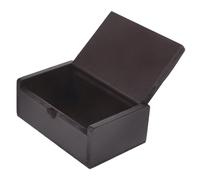 Alipis Wooden Recipe Card Holder Small Storage Box for Kitchen Countertop Versatile Organizer for Business Cards and Recipes Compact Decorative Wooden Storage Case
