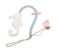 Alipis Wooden Seahorse Wall Hanging Nautical Decor Bedroom Kitchen Bathroom Creative Beach Ocean Style Seahorse Ornament