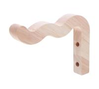 Alipis Wooden Wave Wall Plant Hanger Hook for Pots and Wind Chimes | Beige Wood, Easy Installation, Space-saving Storage, DIY Indoor Garden and Outdoor Use