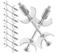 Alipis Work Surface Bolts 10Pcs 100Mm Adjustable Benchtop Drawbolt Furniture Fastener Sanitary Kitchen Countertop Connector for Worktop Joining