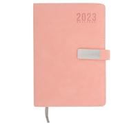 Alipis Yearly Schedule Notepad Daily Planner Notebook for Students and Office Staff Efficiency Organizer with Pages in Pink for Diary Writing Creative Notes and Sketching