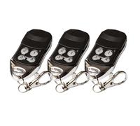 ALIRANTA 3 x SEIP 433 RC-AM/SEIP Mini 433 RC-AM compatible handheld transmitters, replacement remote controls 433.92Mhz rolling code. 3 pieces for the best price Black