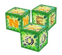 Ali's Creationz 1st Birthday Decorations, Wild One Birthday Decorations, ONE Boxes, Jungle Animal Safari Birthday Blocks, 3 pcs