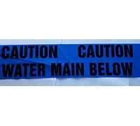Ali's DIY Caution Water Main Below Warning Tape - 10 Metre Custom Cut Length