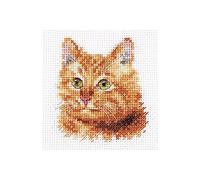 Alisa Cross Stitch Kit Ginger cat art. 0-207