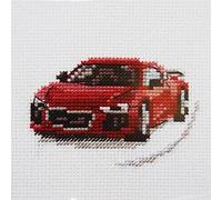 Alisa Red Sports Car Cross Stitch Kit