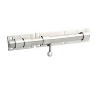 Alise 10 inch Barrel Bolt Latch, Slide Bolt Latch,Heavy Duty Solid SUS304 Stainless Steel Slide Lock for Wooden Fence,Barn Door,Interior or Outdoor Door. Brushed Nickel