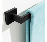 Alise Bath Towel Bars,24 Inch Towel Holder Towel Racks for Bathroom and Lavatory,SUS304 Stainless Steel Hand Towel Hanger Towel Rail Wall Mount,Matte Black,GYT060-B