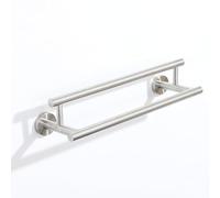 Alise Double Bath Towel Bars Towel Racks for Bathroom Lavatory,Wall Mount Towel Holder SUS304 Stainless Steel Towel Hanger Towel Rail 12 Inch,GYT6902-300-LS Brushed Nickel